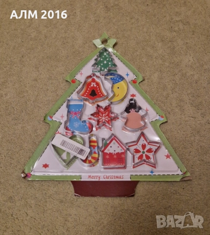 Метални коледни форми за сладки, коледни резци