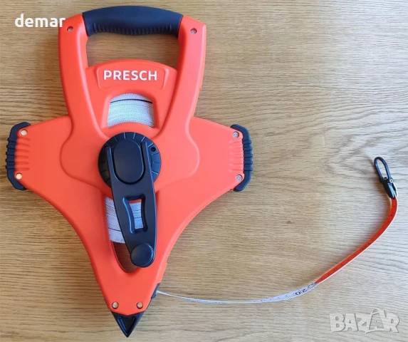 Ролетка от фибростъкло Presch 50 м - Бързо връщане благодарение на скоростна кутия 3:1, снимка 10 - Други стоки за дома - 50474194