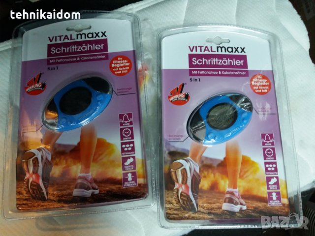 Крачкомер марка Vitalmaxx със сензор анализ на мазнините 5 в 1 ПРОМО!!!, снимка 4 - Фитнес уреди - 27280335