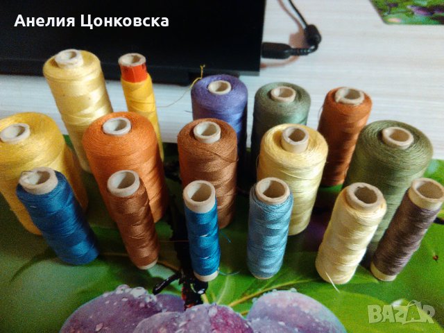 Конци за машинно и ръчно шиене 70-те г.№1, снимка 1