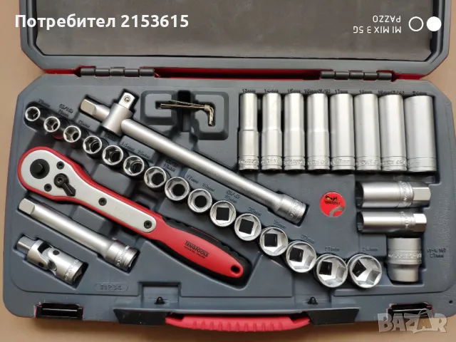 Teng tools тенг 1/2  гидория 34 части вложки камъни комплект хром ванадий, снимка 2 - Гедорета - 48529716