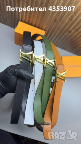 LOUIS VUITTON дамски колан  ЕСТЕСТВЕНА КОЖА, снимка 16 - Колани - 53520372