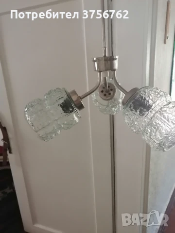 Продавам запазен полилей от соца, снимка 6 - Полилеи - 50712198