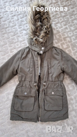 Парка за момиче H&M, снимка 2 - Детски якета и елеци - 53128833