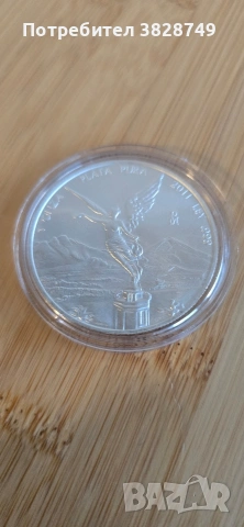Мексико Либертад 1 унция 2011, снимка 3 - Нумизматика и бонистика - 53032903