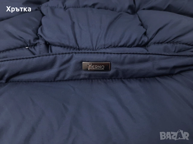 Herno Super Matt Bomber - Оригинално мъжко зимно яке размер 50 / M, снимка 11 - Якета - 53125666