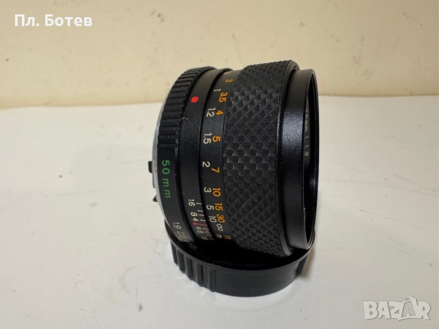Обектив Yashica 1:1.9 50 mm, снимка 2 - Обективи и филтри - 52643393