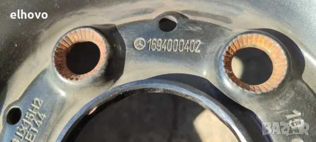 Джанти железни 6Jx15H2 ET44, снимка 3 - Гуми и джанти - 38587804