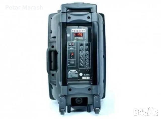 Караоке тонколона MBA F12 с 2 микрофона, снимка 2 - Тонколони - 50310752