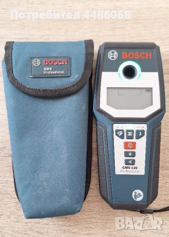 детектор за метал и кабели Bosch professional GMS 120