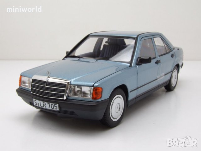 Mercedes-Benz 190 E W201 1984 - мащаб 1:18 на Norev моделът е нов в кутия, снимка 1