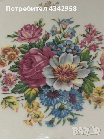 Winterling. 1950 г. Порцеланова чиния., снимка 6 - Антикварни и старинни предмети - 52898707