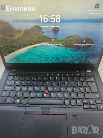 Компактен четириядрен лаптоп Lenovo  ThinkPad X390, снимка 5 - Лаптопи за дома - 53343384