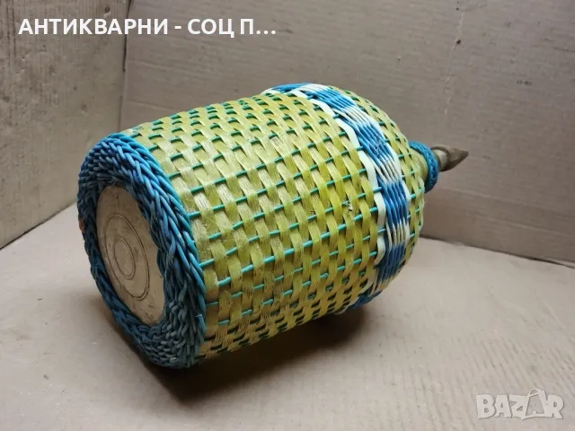 Стара Соц Плетена Дамаджана / 5 Литра!, снимка 4 - Антикварни и старинни предмети - 47426319