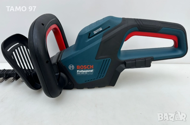 BOSCH GHE 18V-60 - Безчетков акумулаторен храсторез 18V като нов!, снимка 2 - Градинска техника - 52967716