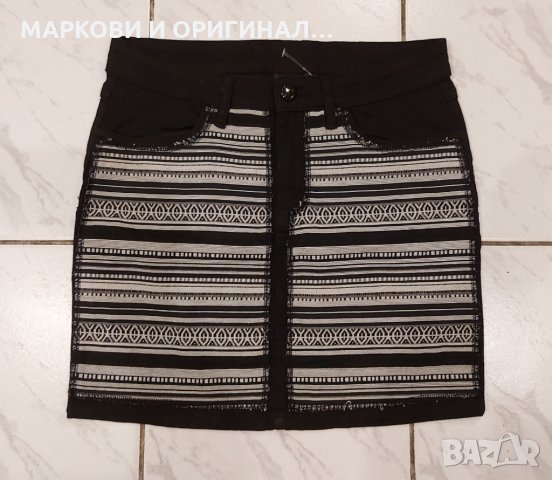 Дънкова,черна пола "ESMARA" 42 рр., снимка 2 - Поли - 32660845