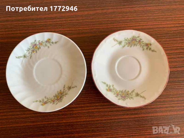 Сервиз за чай с 2 чаши български порцелан Изида, снимка 14 - Антикварни и старинни предмети - 33187102