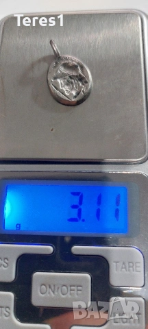 Медалъон сребърен + 2 сребърни монети реплика, снимка 7 - Нумизматика и бонистика - 53430218