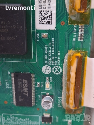 T-CONTROL BOARD EBR50219803 EAX52393301 за 42-инчов телевизор LG Модел 42PG3000 ,с дисплей PDP42G102, снимка 2 - Части и Платки - 52097271