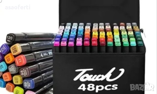 Комплект алкохолни маркери, изработени от висококачествени материали, които са подходящи за деца и в, снимка 7 - Образователни игри - 43064526