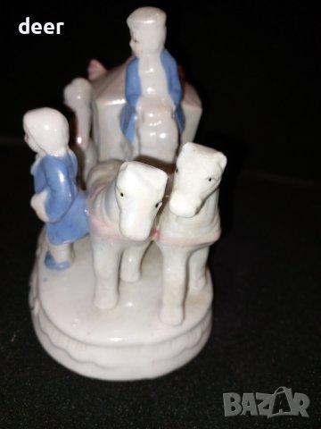 Порцеланова  колесница, снимка 5 - Статуетки - 43715243