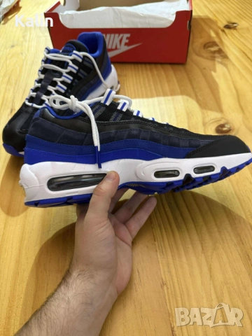 Nike Air Max 95 - Black/White-Team Royal-Deep Royal Blue