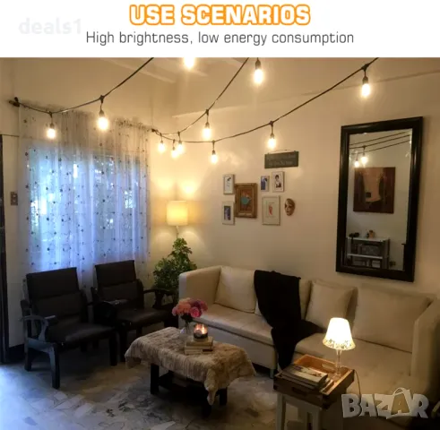 Tuya BLE RGB Интелигентна LED Крушка Е27 9W 220V, снимка 7 - Крушки - 47704902