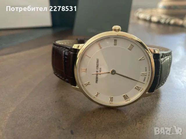 Frederique Constant Slimline Geneva швейцарски часовник, снимка 5 - Мъжки - 48422160