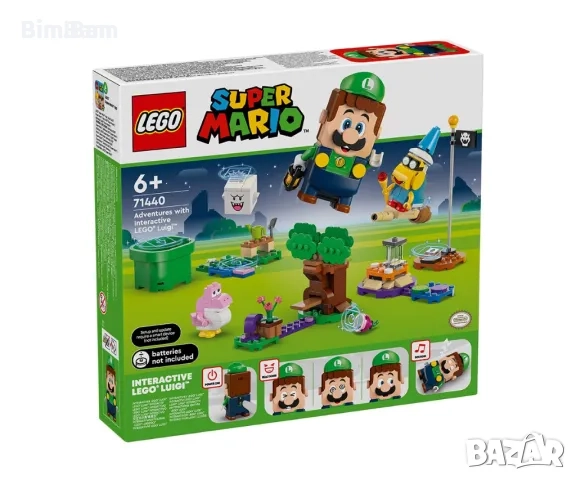 Конструктор LEGO® Super Mario™ 71440 - Приключения с интерактивна фигура LEGO® Luigi™/ 210 части