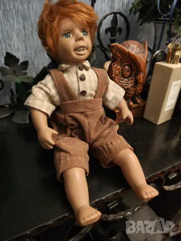 Реалистична порцеланова кукла 70 год, снимка 3 - Колекции - 48057519