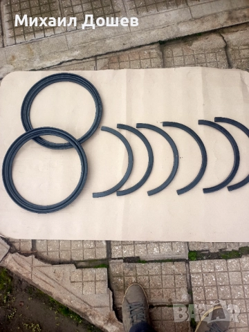 Обръчи и полумесеци за джанта с гума 7.00х12 за мотокар Балканкар Рекорд 1 1733