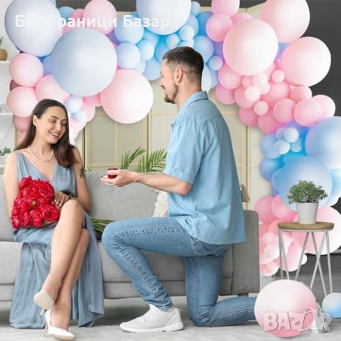 Нов Балонен Гирлянд Комплект за Сватби Рождени Дни Балони Арка Украса, снимка 5 - Други - 43684312