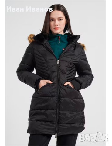 Geographical Norway Подплатена зимна парка Abeille с качулка Размер С-М