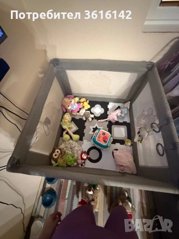 Кошара за бебе 100х100, снимка 3 - Кошарки - 52618768