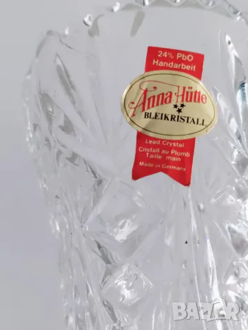 Кристална ваза Anna Hutte Bleikristall, снимка 3 - Вази - 47554325