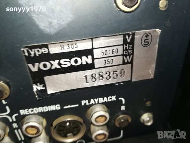 VOXSON-AMPLIFIER-MADE IN ITALY 3011231047, снимка 7 - Ресийвъри, усилватели, смесителни пултове - 43209554
