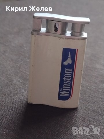 МЕТАЛНА ЗАПАЛКА WINSTON ПЕРФЕКТНО СЪСТОЯНИЕ РАБОТИ МНОГО КРАСИВА СТИЛНА 34094, снимка 6 - Запалки - 38993161