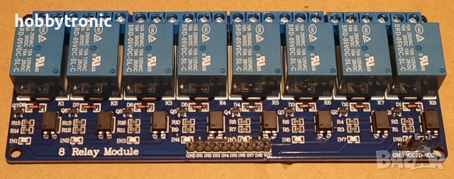 Модули с 1/2/4/6/8 релета за Arduino, снимка 7 - Друга електроника - 31803809