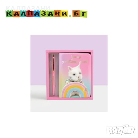 A6 Тефтерче с химикал в кутия, Зайчето Бъни, 120 страници 6480