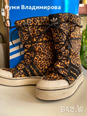 Апрески Adidas N 39 1/2 в тигров принт, снимка 11 - Дамски апрески - 53107052