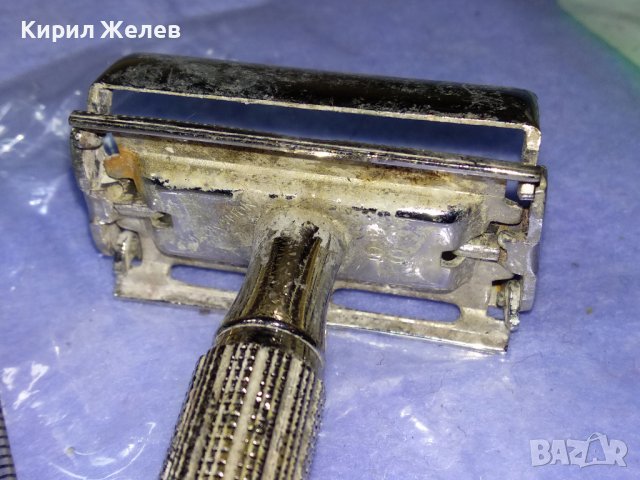 Стара РЕТРО КОЛЕКЦИОНЕРСКИ РЯДЪК МОДЕЛ САМОБРЪСНАЧКА ЖИЛЕТ с МАРКРОВКИ 12486, снимка 6 - Колекции - 43805891