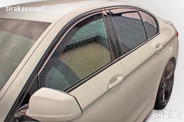 Комплект от 4 броя ветробрани за BMW 5-та серия G30 Седан 2018–2022, снимка 4 - Аксесоари и консумативи - 50382009