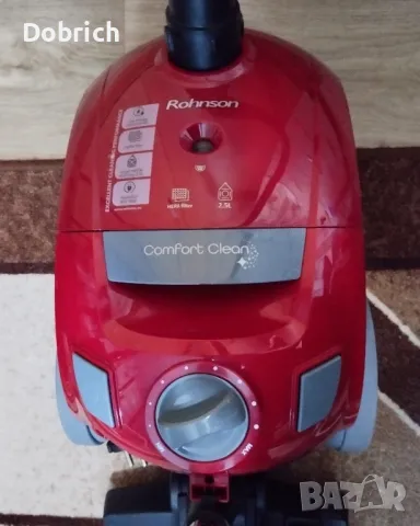 Прахосмукачка Rohnson 800W с постоянна торбичка , снимка 2 - Прахосмукачки - 47828416