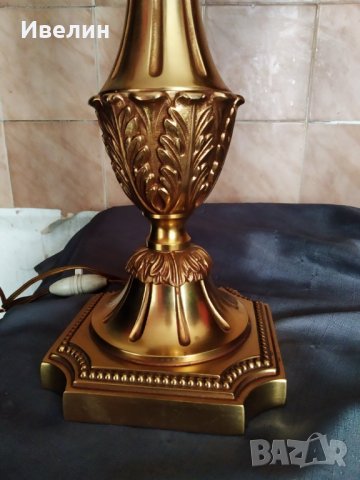 барокова настолна лампа тип свещник, снимка 2 - Настолни лампи - 27017989