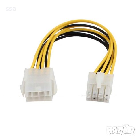  Extension Cable 8pin EPS ATX -0.3m удължител, снимка 3 - Кабели и адаптери - 43020869