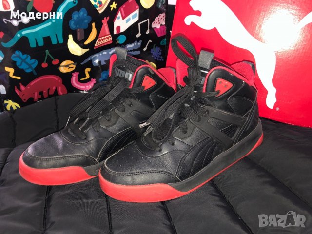 Puma високи кецове, снимка 2 - Детски маратонки - 38183323