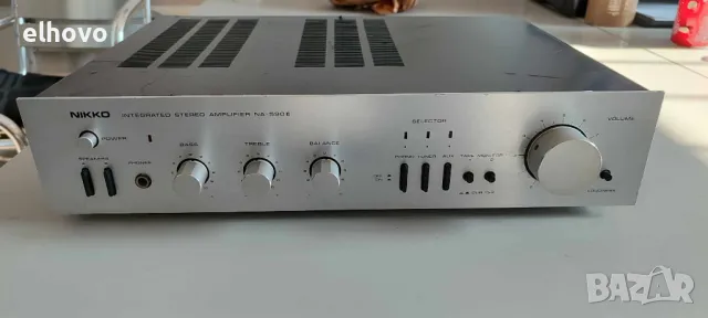 Стерео усилвател NIKKO NA-590 II, снимка 2 - Ресийвъри, усилватели, смесителни пултове - 48796210