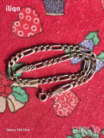 Сребърна гривна. 20см. 925 Проба. Цена 21,99лв. За Севлиево безплатна доставка. , снимка 2 - Гривни - 50424610