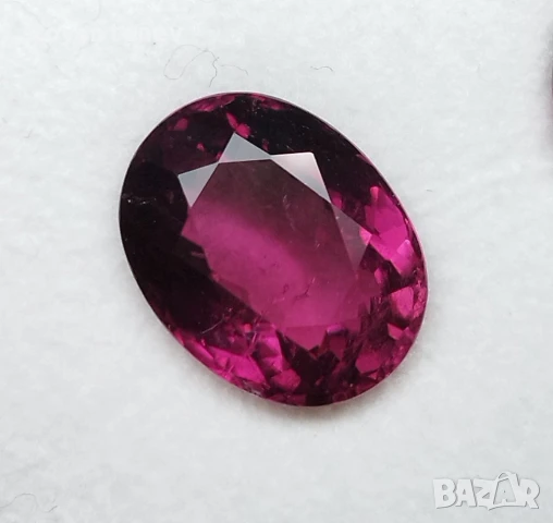 Рубелит турмалин с прекрасен виолетово червен цвят 5.12кт.! Нов! , снимка 5 - Други - 43905675