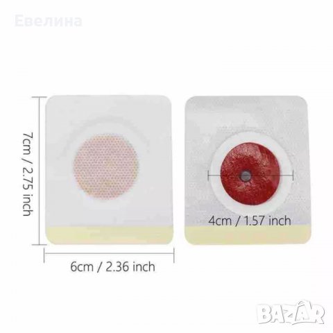 10 броя Sliming patch лепенки за отслабване с магнит и билки, снимка 2 - Козметика за тяло - 39625351